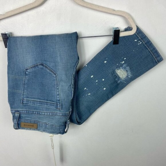 NWT Blank NYC Silent Shout Paint Splash Jeans High Rise Size 26 New W Tags Denim - Picture 9 of 10